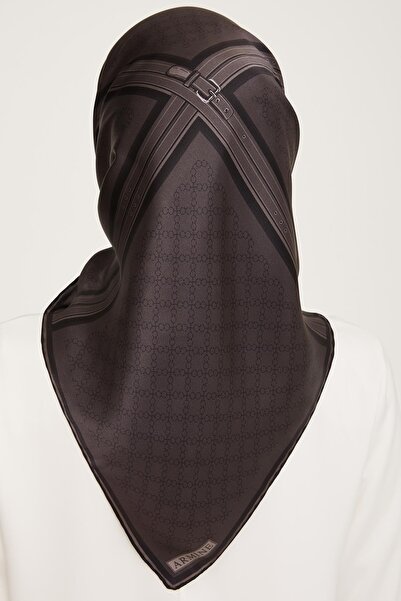 Armine Silk Scarf Nostalgia - 9054-57 Anthracite Sura