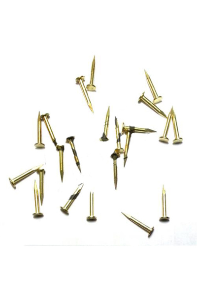 Epilons Clip, Hinge, Foot Nail 9mm Steel - Yellow 100gr