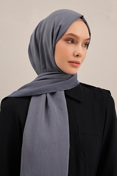 Armine Plain Lyocell Shawl - Indigo 26