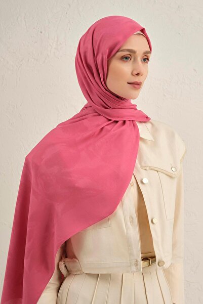 Armine Σάλι Lyocell Viscon - Μοτίβο κυμάτων 1 - Ροζ καραμέλα 37