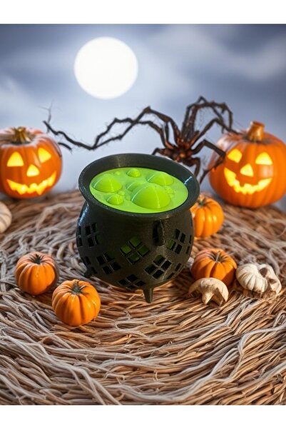 3D Cadı Kazanı Halloween Cadılar Bayramı