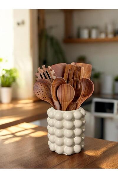 Porselian Bubble Concrete Decorative Vase |   Pampas & Bubble Design