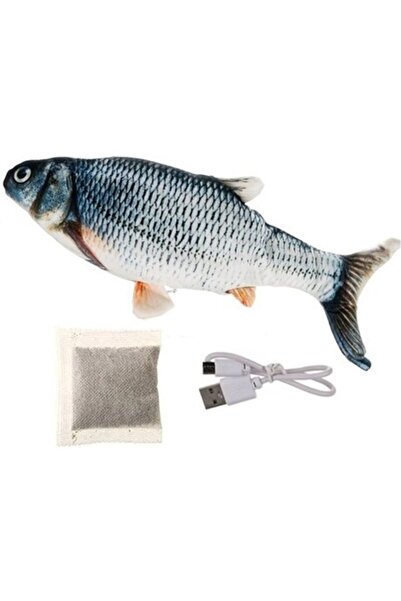 KESNUP Moving fish with yerba mate 30 cm Silver