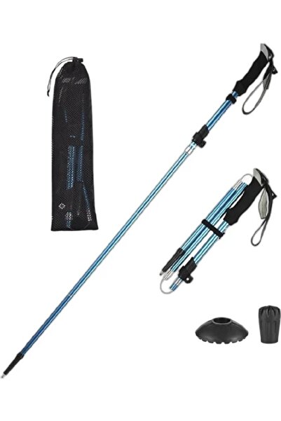 FORTİCO Dağcı Doğa Kamp Yürüyüş Tırmanma Batonu Trekking Hafif Katlanabilir 1...