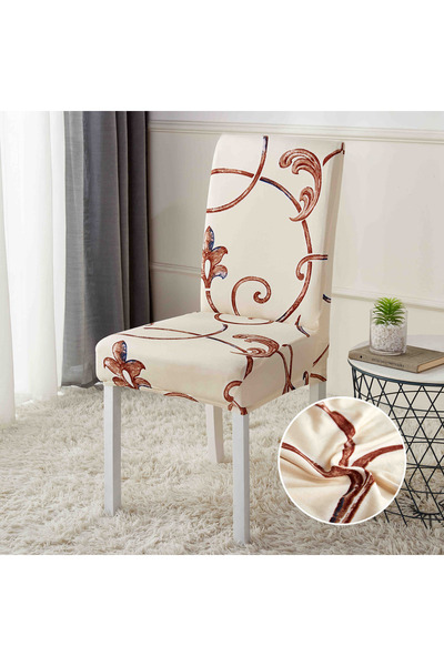 JOJO HOME Set 6 Huse Scaune, Crem Royal