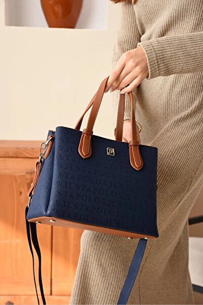 Just Polo Women's Luxury Hand and Shoulder Bag with Adjustable Strap Suitable for Daily Use Shoulder Bag Shopper