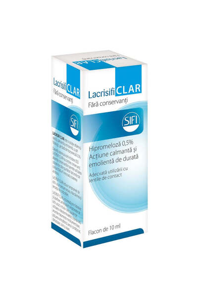 Sifi SPA Solutie oftalmica Lacrisifi Clar, 10ml, Sifi
