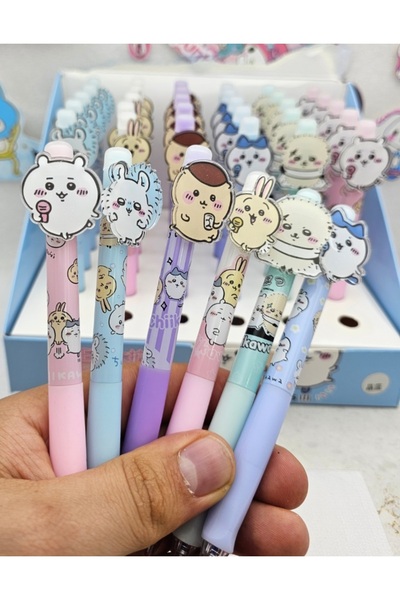 Meyra Accessories قلم حبر جاف قابل للمسح من سانريو، لطيف وظريف، حبر أزرق قابل...