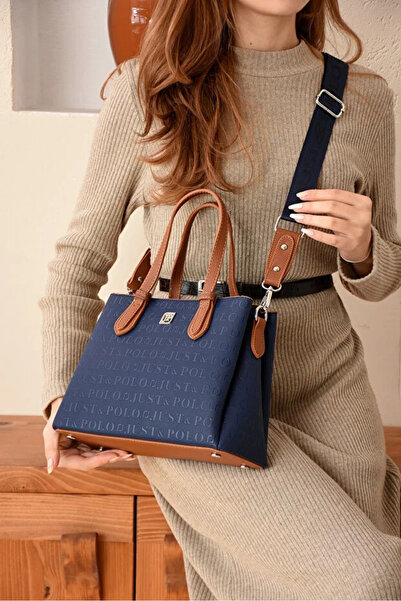 Just Polo Women's Luxury Hand and Shoulder Bag with Adjustable Strap Suitable for Daily Use Shoulder Bag Shopper