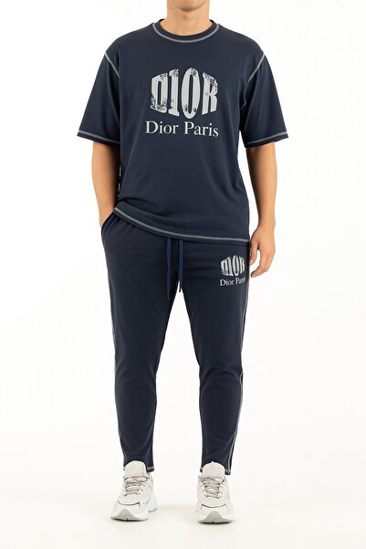 STITCH by MH Mens Oversize Silkati Tshirt & Long Pajama Set