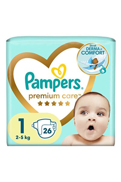 Pampers Scutece pentru copii Premium Care 2-5kg Marimea 1, 26 bucati,