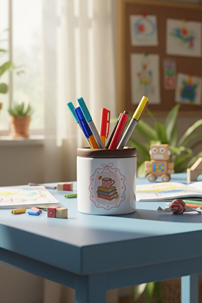 giftkonsept Βιβλία με θέμα το φθινόπωρο και οργανωτής επιφάνειας εργασίας με ...