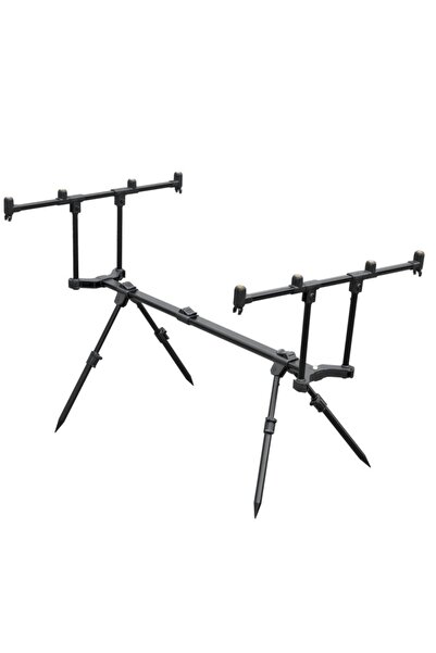 Baracuda Capsulă stabilă din aluminiu pentru 4 lansete, pentru pescuitul la c...