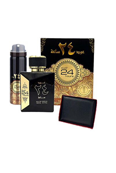 velve Pachet Nouvas,Ard al Zaafaran, Oud 24 Hours 100ml, Deodorant Spray 50ml...