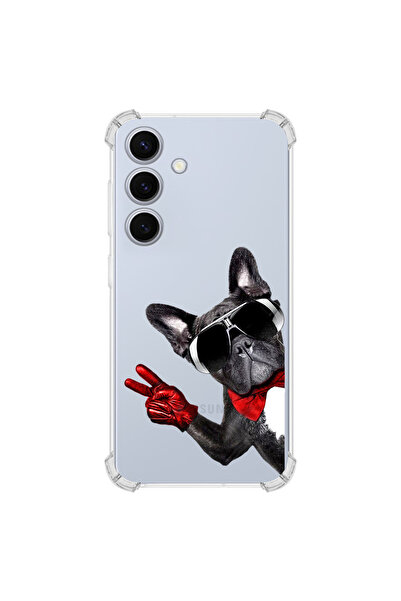 PrintiFy Dog 2 Design Anti-Shock Case Compatible with Samsung Galaxy S25 Fe