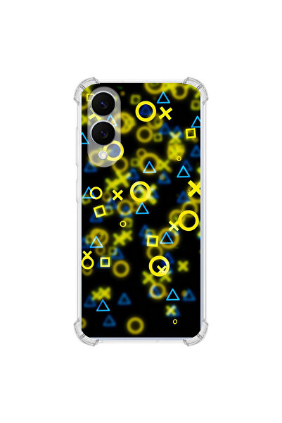 PrintiFy Anti-Shock Case with Symbols Design Compatible with Samsung Galaxy S...