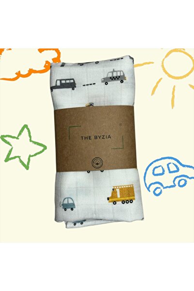 The Byzia غطاء موسلين فردي مصنوع من القطن بنسبة 100%، سطح غير مسبب للتهيج