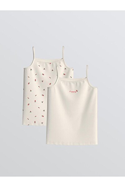 LC Waikiki Square Collar Girl's Undershirt 2-Piece (W5)