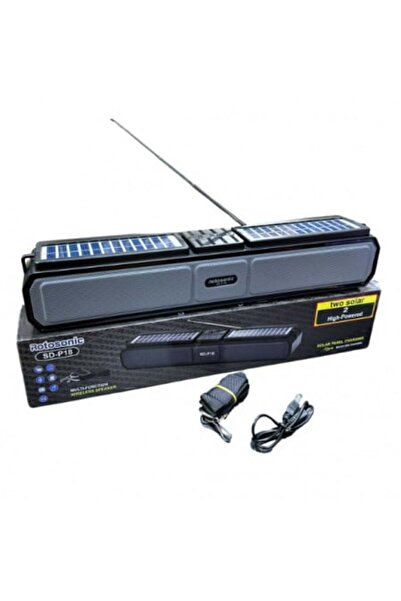 Poro Online Portable Speaker Soundbar P18 Solar Bluetooth