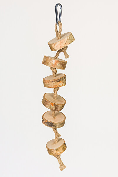 Alyones Asmalı Kuş Oyuncağı – 16-20 cm Renkli Tasarım, Papağan ve Küçük Kuşlar için