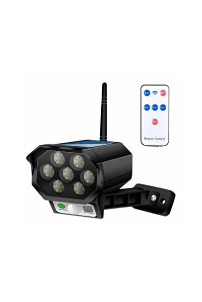 Poro Online Cameră de supraveghere falsă tip lampă solară cu telecomandă