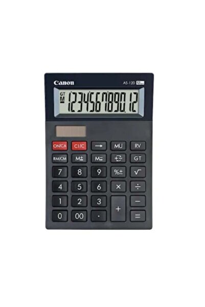 Canon Calculator 12 Digits Solar and Battery