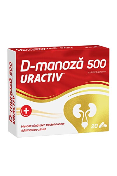 Terapia Uractiv D-manoza, 500 mg, 20 capsule,