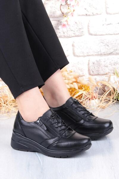 Pepita 9402 Comfort Soft Flexible Rubber Non-Slip Sole Genuine Leather Women's Shoes
