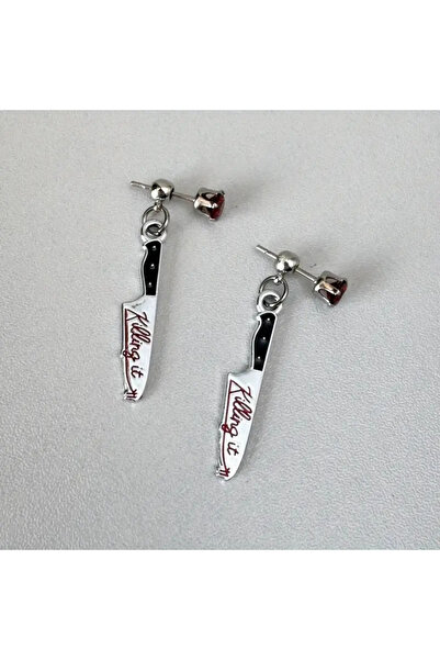 SEVAS GOLD White Color Chef Knife Professions Series Earrings