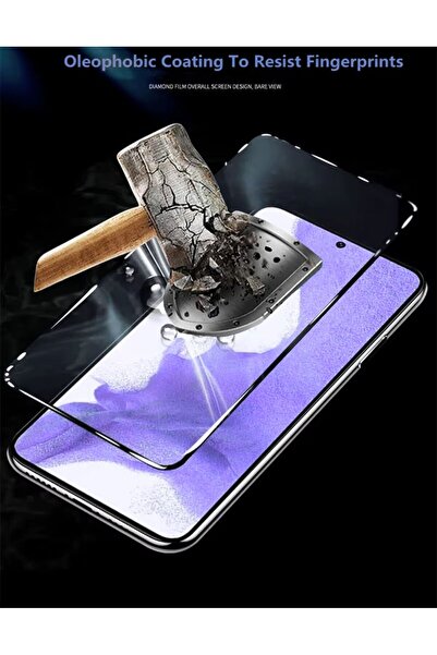 HANPORIUM Oppo A6x 5G Uyumlu Ekran Koruyucu 9D Kırılmaz Cam - Extra Darbe Korumalı - Tam Kaplar
