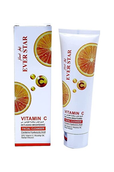 EverStart منظف ​​الوجه إيفر ستار بفيتامين سي شفاف 120 مل