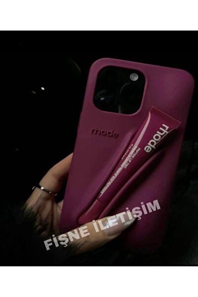 FİŞNEİLETİŞİM İPHONE 13 PROMAX UYUMLU RHODE KILIF (BORDO)