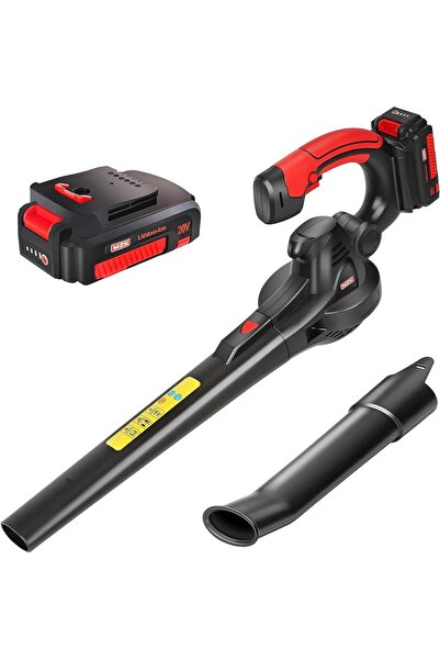 MZK منفاخ أوراق محمول كهربائي لاسلكي بدون فرشاة وخفيف الوزن يعمل بالبطارية بق...