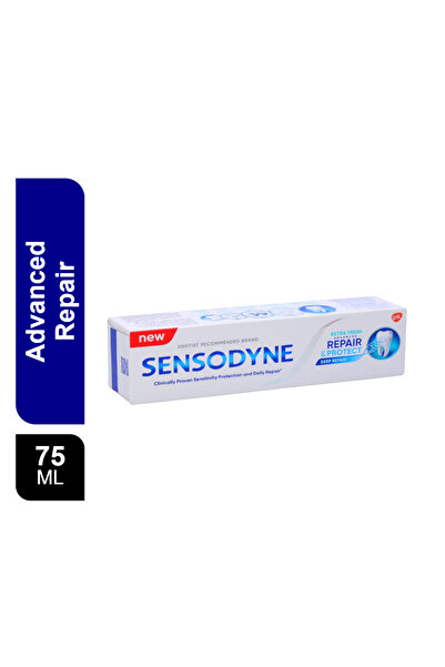 HALEON معجون أسنان سنسوداين انتعاش إضافي، إصلاح وحماية متقدم، 2 × 75 مل