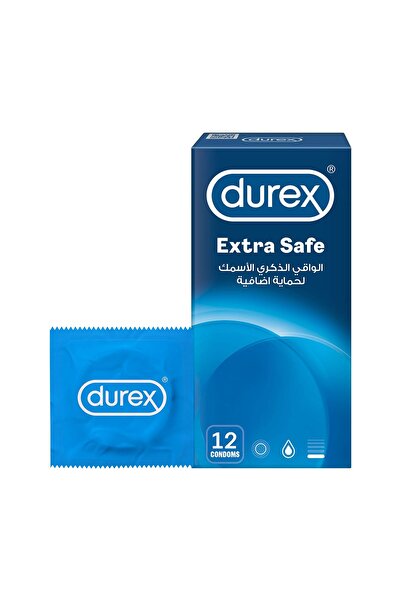 Reckitt واقيات ذكرية ديوركس إكسترا سيف للرجال، 12 قطعة