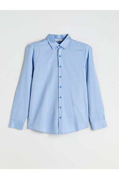 LC Waikiki Cămașă pentru bărbați cu mânecă lungă și închidere cu nasturi în față