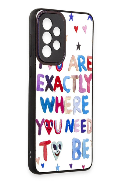 NewFace غطاء حماية لهاتف سامسونج جالاكسي A33 5G من إس بي تي آر إن إس بنمط مرآ...