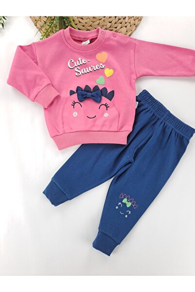 Butik Girl's / Baby's Two-Piece Tracksuit Set Seasonal 2 Thread Gift Set