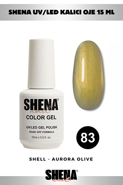 Shena Kalıcı Oje 15 Ml - 83 Shell Sarı - UV/LED Gel Polish ❤ From Dubai