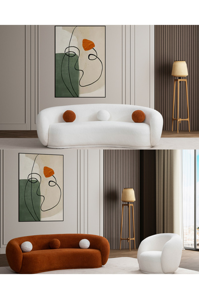 AKKA SOFA İNEGÖL Fasulye Koltuk Takımı - İnegöl Mobilyası
