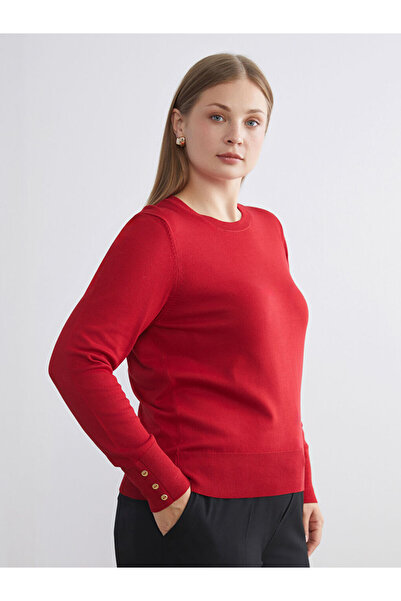LC Waikiki Sparkling Choices from Shining Store | Crew Neck Women's Knitwear Sweater