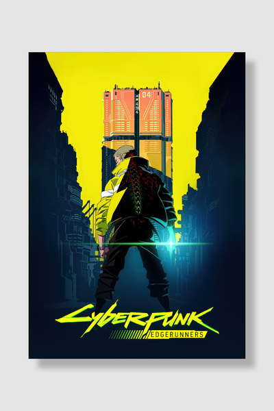 postick Cyberpunk: Edgerunners Dizi Posteri Yüksek Kaliteli Kalın Parlak Kuşe...