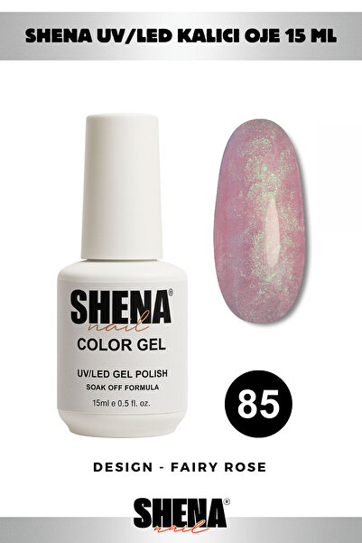 Shena Kalıcı Oje 15 Ml - 85 Shell Pembe Kuvars - UV/LED Gel Polish ❤ From Dubai