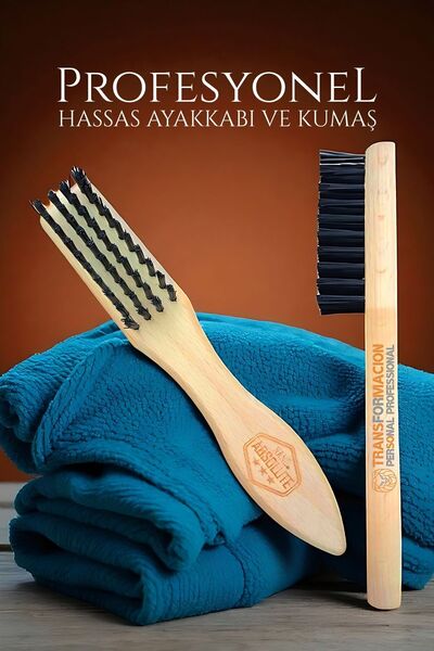 Transformacion Nubuk Süet Paça Fırçası - Hassas Ayakkabılar İçin Profesyonel ...