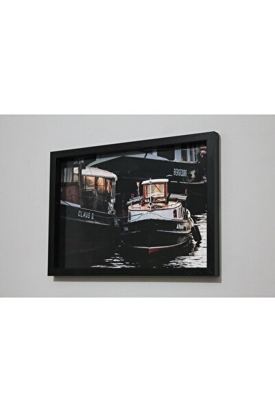 LİFE GLOBAL Picture Frame Black 20X30 Single Piece with Picture and Pvc Protection