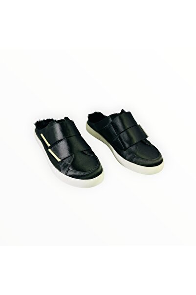 Call it Spring Women's Sabots by Aldo - Black Satin with Velcro Closure, Size 37 EU