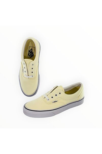 Vans Unisex Canvas Sneakers Pale Yellow, EU Size 36.5