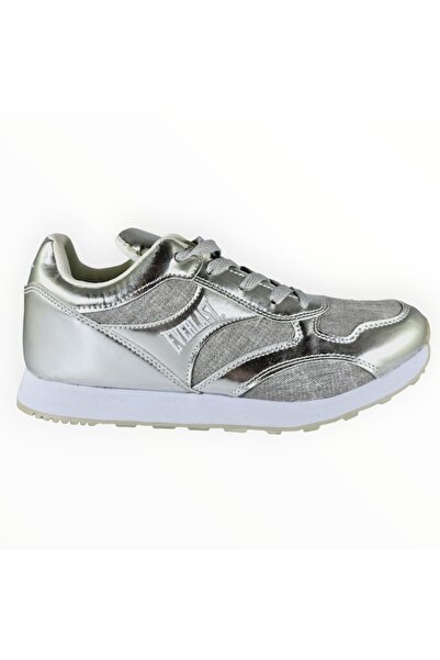 EVERLAST Women's Sports Shoes, -Leather, Silver, Size 38