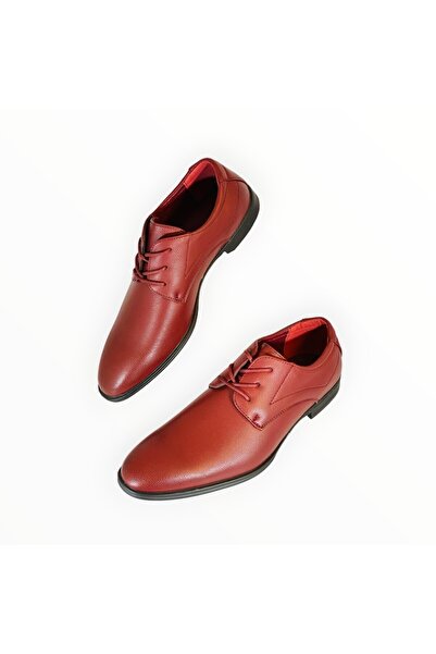 Fluid Men's Derby Shoes Fluid, Leather Burgundy, Size 43 EU