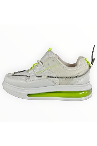 OEM Pantofi Sport Barbati Dark Seer Piele Ecologica Alba Talpa Chunky cu Perna de Aer - Marimea 43 EU